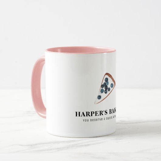 Moderne Sweets Bakery Professional Business Mok (Voorkant links)