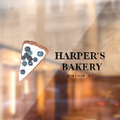 Moderne Sweets Bakery Professional Business Raamsticker (Vel 2)
