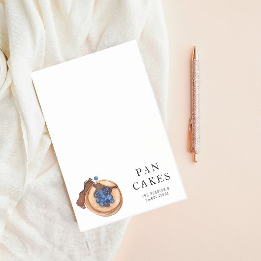 Moderne Sweets Pancake Bakery Professional Busines Post-it® Notes