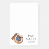 Moderne Sweets Pancake Bakery Professional Busines Post-it® Notes (Voorkant)