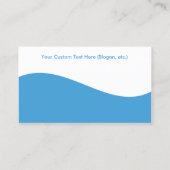 Moderne Swirl Colorful Chiropractic Visitekaartjes (Achterkant)