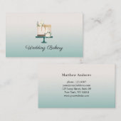 Moderne taart visitekaartje (Voorkant / Achterkant)