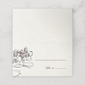 Moderne Tafel Schets Oefen Diner (Buitenkant ongevouwen)