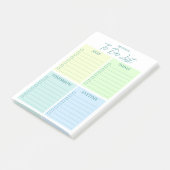 Moderne Takenlijst Post-it® Notes (Schuin)