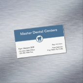 Moderne Tandarts Kantoor Klantmagneten Magnetisch Visitekaartje (Voorbeeld)
