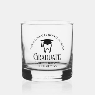 Moderne tandheelkundige school afstuderen partij g whisky glas