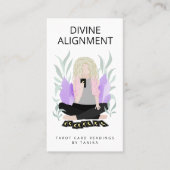 Moderne Tarot Kaart Reader Visitekaartje (Voorkant)
