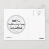 Moderne Tartan Schaats Bedankt Briefkaart (Achterkant)