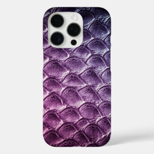 Moderne Taupe Croc lederen textuur iPhone 16 Pro Hoesje