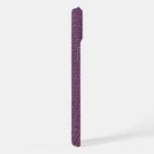 Moderne Taupe Croc lederen textuur iPhone Hoesje (Rechterkant)