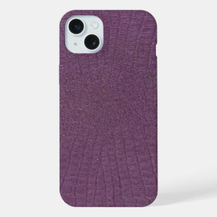 Moderne Taupe Croc lederen textuur iPhone 15 Plus Case