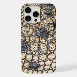 Moderne Taupe Croc lederen textuur iPhone 15 Pro Max Hoesje