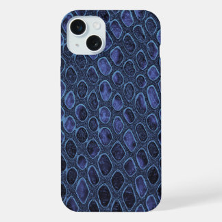 Moderne Taupe Croc lederen textuur iPhone 15 Plus Case