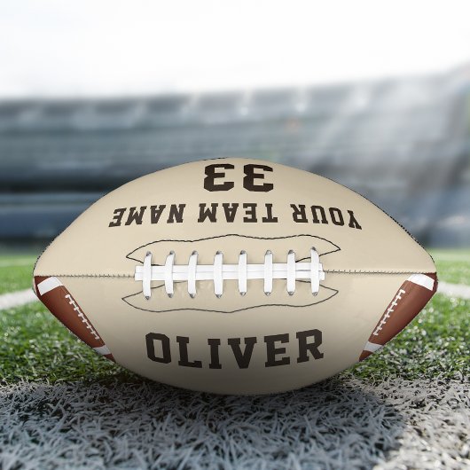 Moderne teamnaam Player Name Number Custom American Football