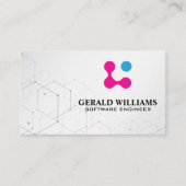 Moderne technologie-Logo Afsprakenkaartje (Voorkant)