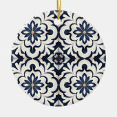 Moderne Tegels Azulejos Blue Keramisch Ornament (Voorkant)