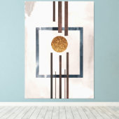 Moderne tekenstijlcanvas afdrukken (Insitu (Houten vloer))