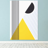 Moderne tekenstijlcanvas afdrukken (Insitu (Houten vloer))