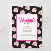 Moderne tendance Cute Valentine's Party invitation (Devant)