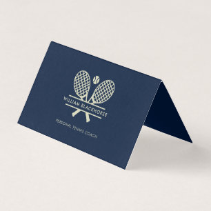 Moderne Tennis Coach Profiniveau Kaart