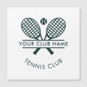 Moderne Tennis Country Club Naam Team Speler Custo (Voorkant)