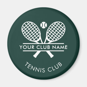 Moderne Tennis Country Club naam Team Swag Magneet