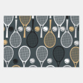 Moderne Tennis Racket Wrapping Paper Sheets (Voorkant 2)