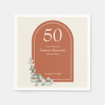 Moderne Terracotta Boog Eucalyptus 50ste Verjaarda