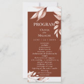 Moderne terracotta geschetst gebladerte (Voorkant)