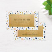 Moderne Terrazzo Cartes de visite de concepteur d' (Bureau)
