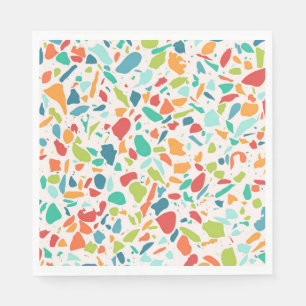 Moderne Terrazzo Kleurrijke Architectuurontwerper Servet