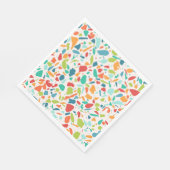 Moderne Terrazzo Kleurrijke Architectuurontwerper Servet (Hoek)