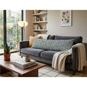 Moderne Terrazzo Patroon Zachte Neutraal Lichaamskussen