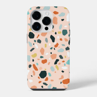 Moderne Terrazzo Steen Textuur Patroon iPhone 14 Plus Hoesje