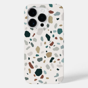 Moderne Terrazzo Stenen Textuur Patroon Case-Mate iPhone 14 Pro Hoesje