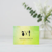 Moderne textuur visitekaartje (Staand voorkant)