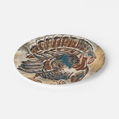 Moderne Thanksgiving Bord papier Turkije (Gekanteld)