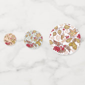 Moderne Thanksgiving citeert terugval rode bessen Confetti (Voorkanten)