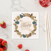 Moderne Thanksgiving Dinner Party Wreater Servet (Insitu)