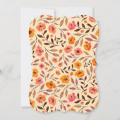 Moderne Thanksgiving van het pompoenventilator Kaart (Achterkant)