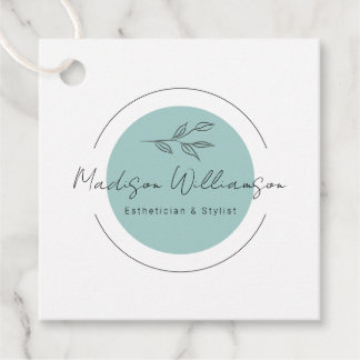 Moderne Therapeut Stylist Spa Minimalistisch Botan Bedankjes Labels