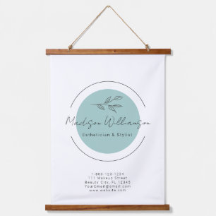 Moderne Therapeut Stylist Spa Minimalistisch Botan Hangend Wandkleed