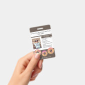 Moderne thuisonderwijs Unschooling Student Donut Badge (Handheld)