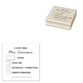 Moderne thuiswerkerscategorie voor aangepaste lera rubberstempel (Gestempeld)