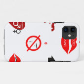 moderne tien geboden Case-Mate iPhone case (Achterkant (horizontaal))