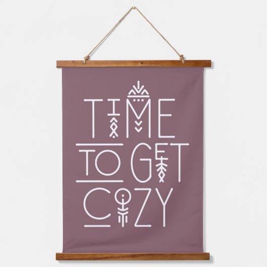 Moderne tijd om gezellig design te krijgen hangend wandkleed (Voorkant)