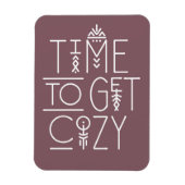 Moderne tijd om gezellig design te krijgen magneet (Verticaal)