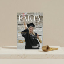 Moderne Tijdschrift Foto Afstudeerfeest