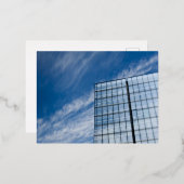 Moderne tilt-shift architectuur folie feestdagen briefkaart (Voorkant / Achterkant)