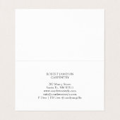 Moderne timmerman visitekaartjes (Binnenkant ongevouwen)